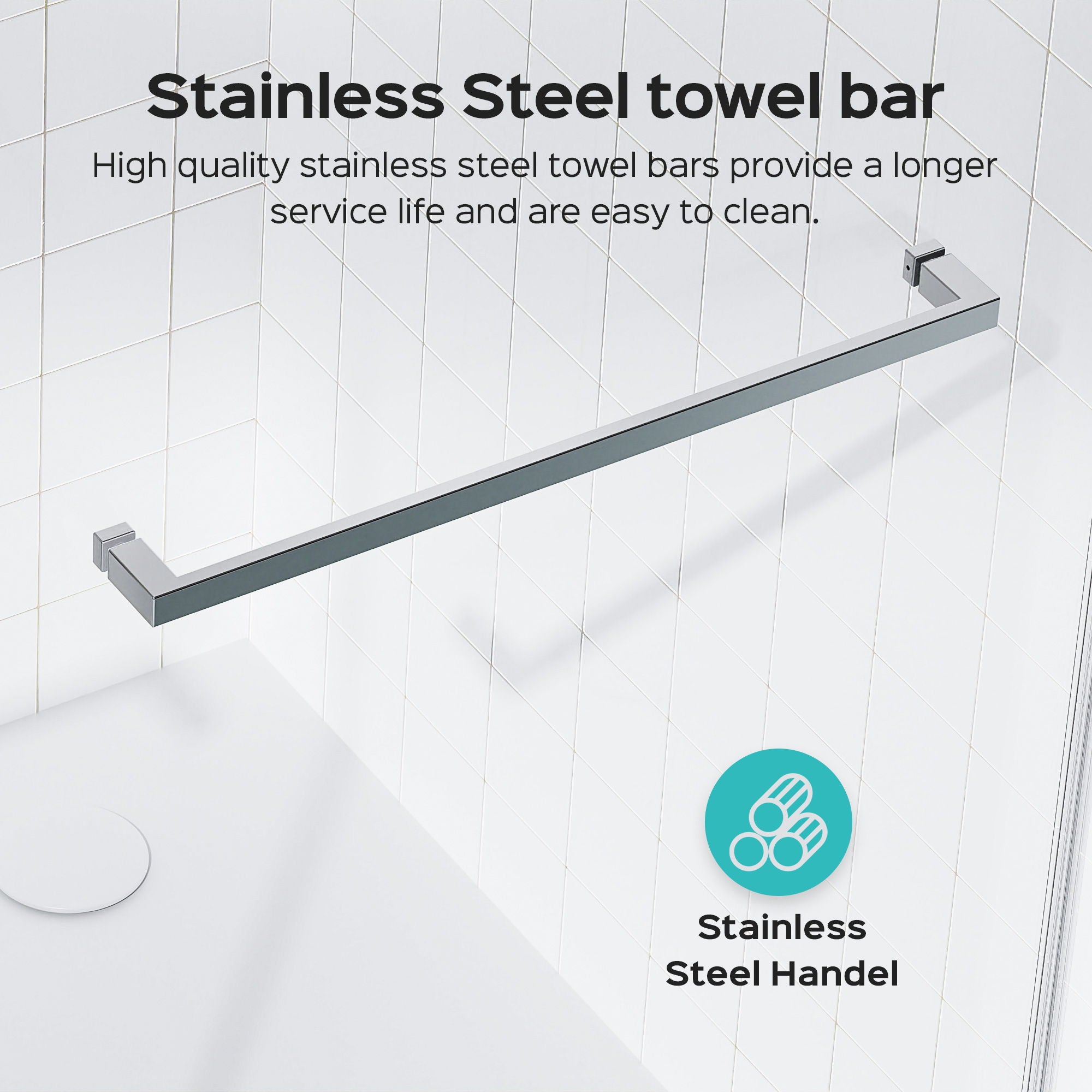 Frameless Double Sliding Soft-Close Shower Door, 3 / 8" (10Mm) Thick SGCC Tempered Glass Door, Matte