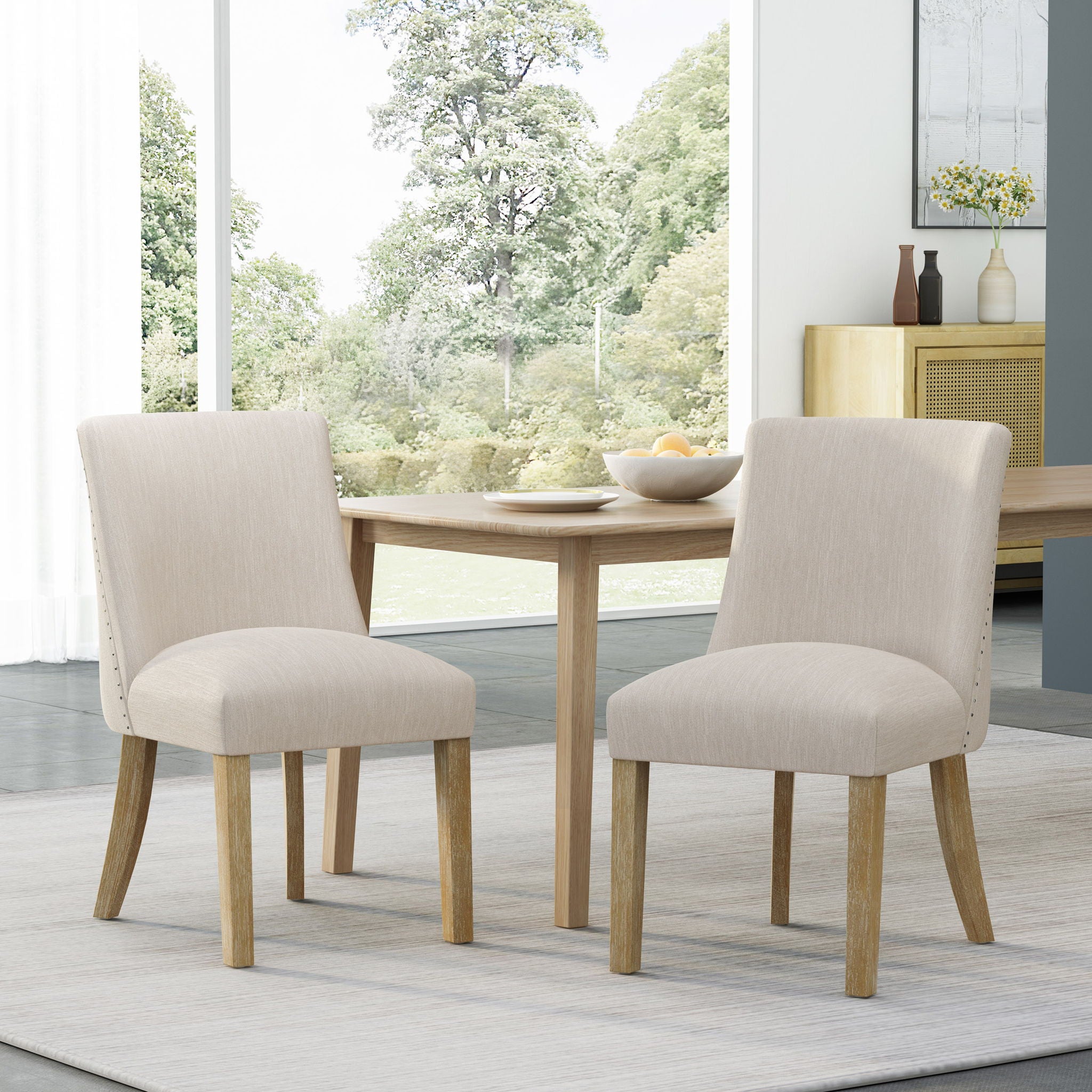 Classic Fabric Dining Chair