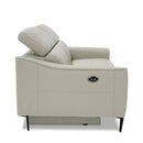 Divani Casa Eden - Modern Grey Leather Sofa