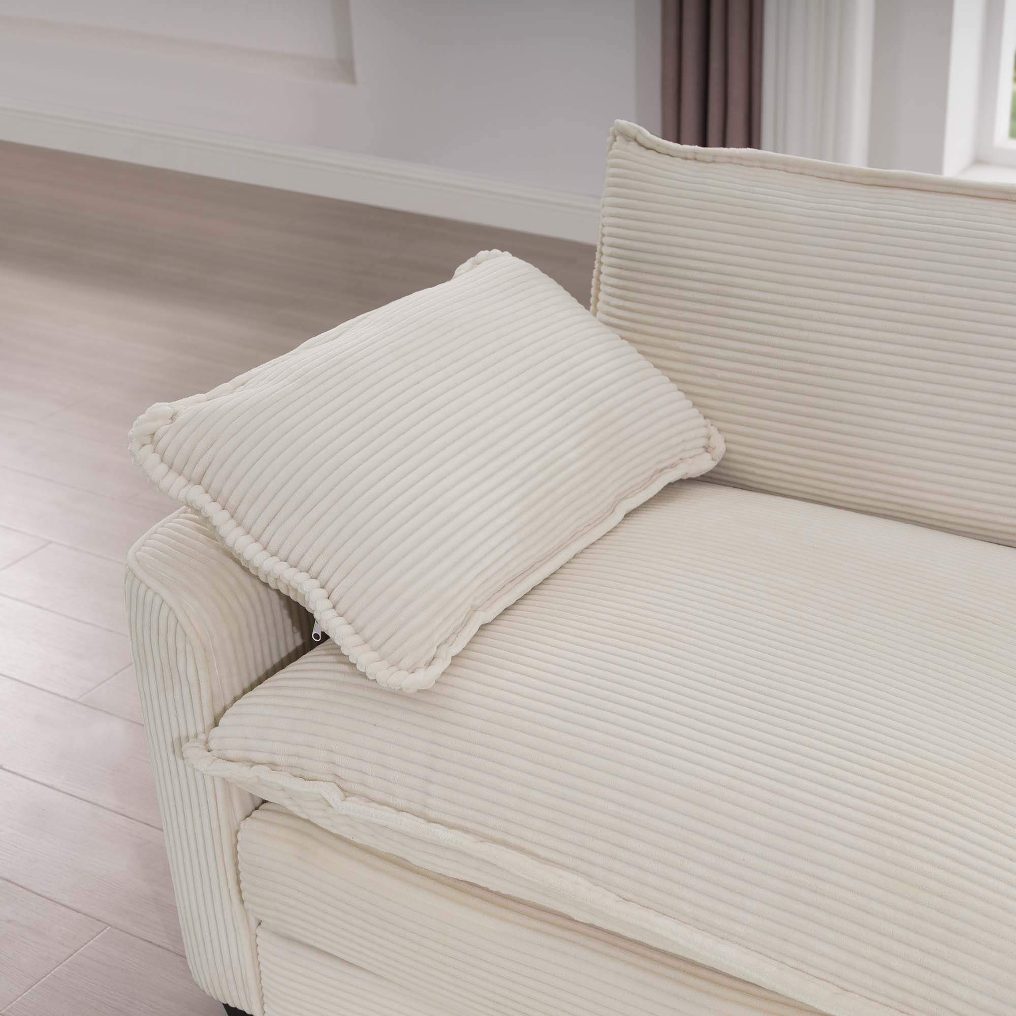 Elegant Oversized Sectional Sofa Set With Deep Seats And Flexible Layout