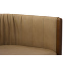 Modrest Elati - Tan Vegan Leather Dining Chair