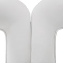Modrest Ellen - Glam White Velvet Dining Chair