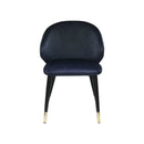 Modrest Elon - Modern Blue Velvet Dining Chair (Set of 2)