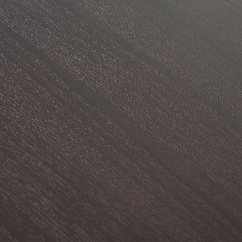 Modrest Encino - Modern Timber Chocolate & Glass Dining Table