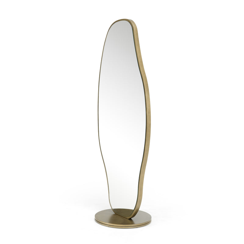 Modrest Esteem - Modern Antique Brass Freestanding Mirror