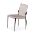 Modrest Estrella - Modern White Leatherette Dining Chair (Set of 2)