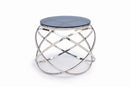 Modrest Tulare Contemporary Smoked Glass End Table