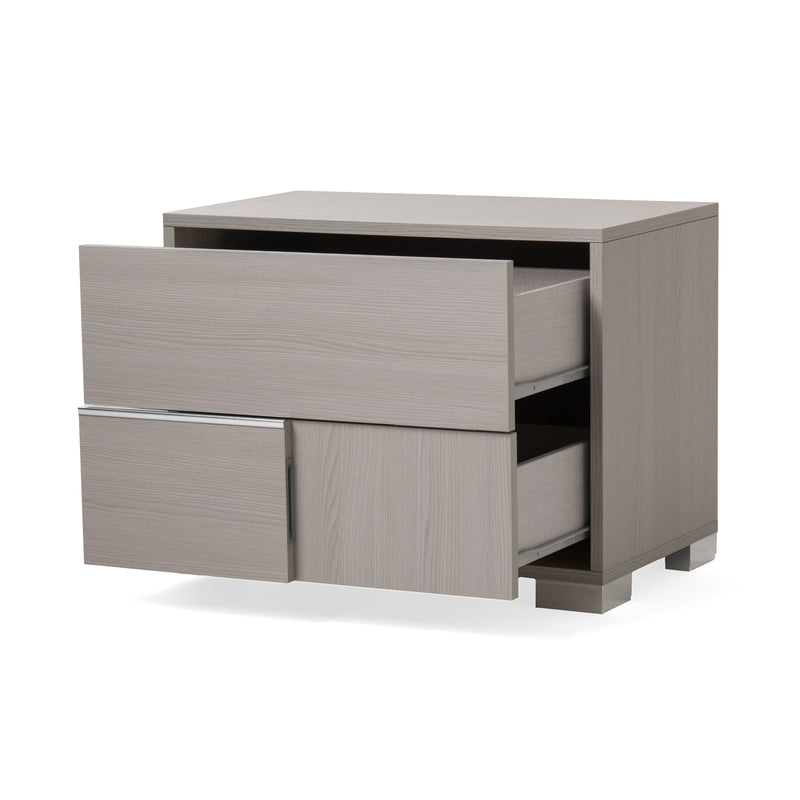 Modrest Ethan Italian Modern Grey Nightstand