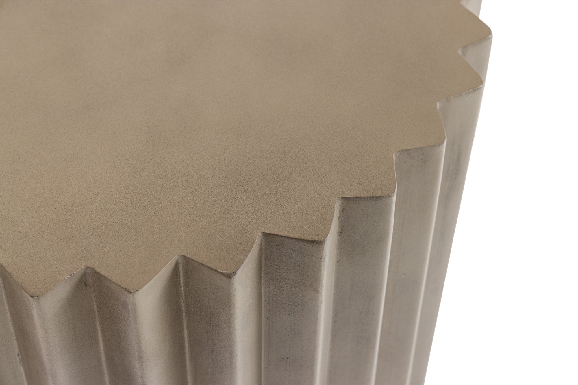 Modrest Evadale - Modern Grey Concrete End Table