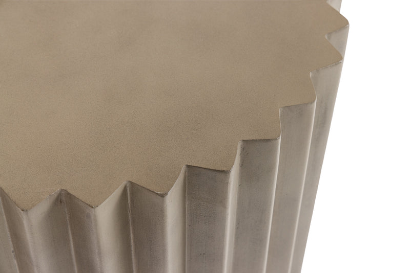 Modrest Evadale - Modern Grey Concrete End Table