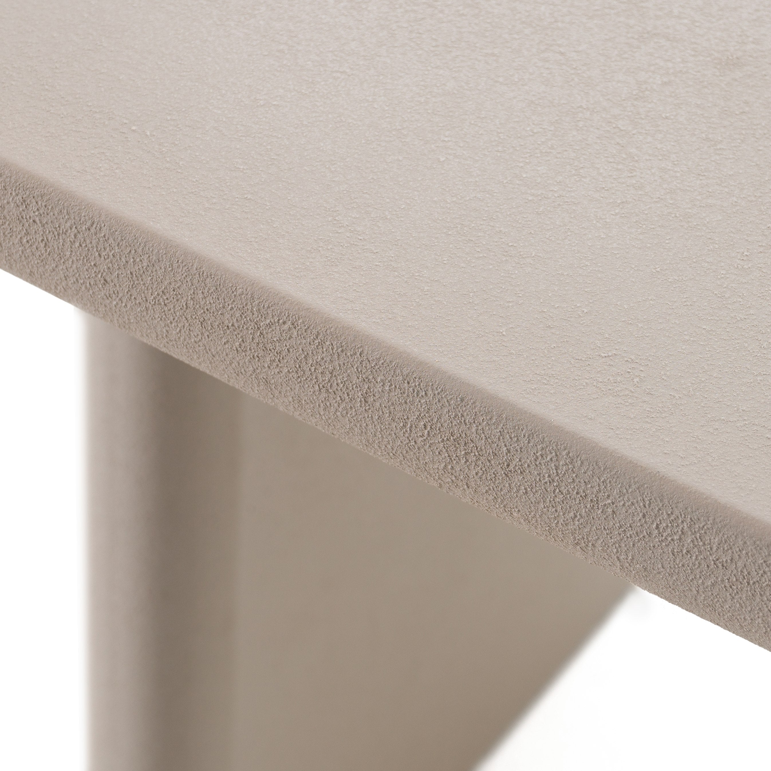Modrest Evermore - Modern Grey Faux Cement Oval Dining Table