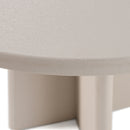 Modrest Evermore - Modern Grey Faux Cement Round Dining Table
