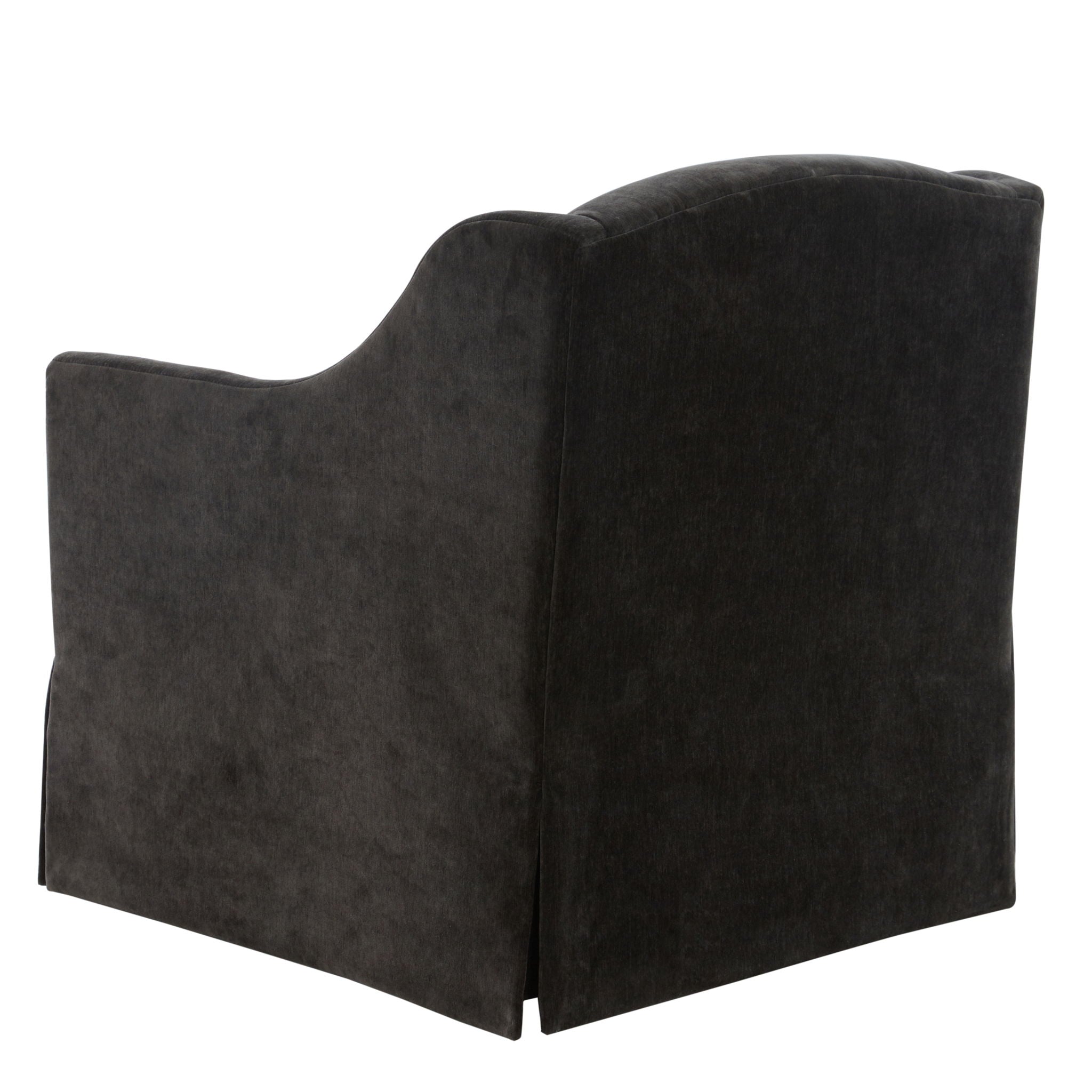 Luisa - Skirted Swivel Accent Chair