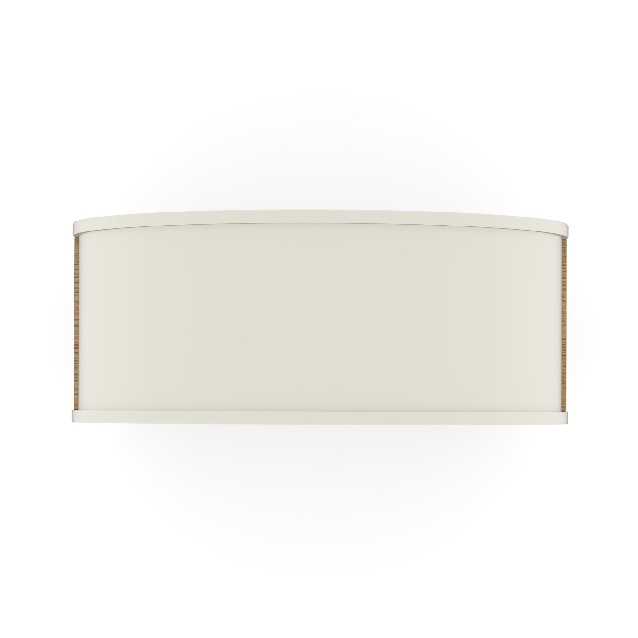 Arched Small Bookcase, Storage Cabinet, Bookshelf With 3 Shelves For Living Room - Oak / White