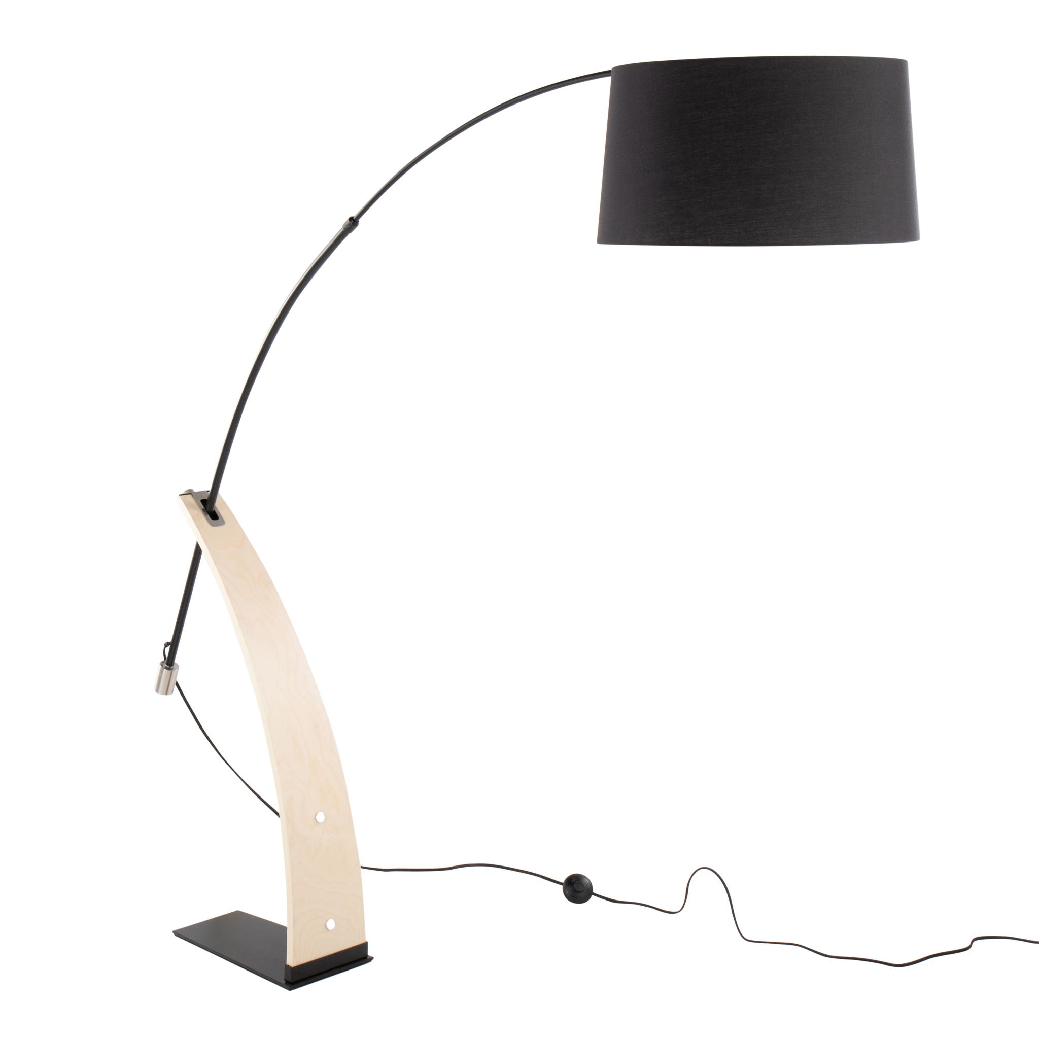 Robyn - Floor Lamp - Natural / Black