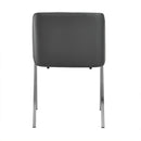 Darcy - Modern Grey Leatherette Dining Chair (Set of 2)