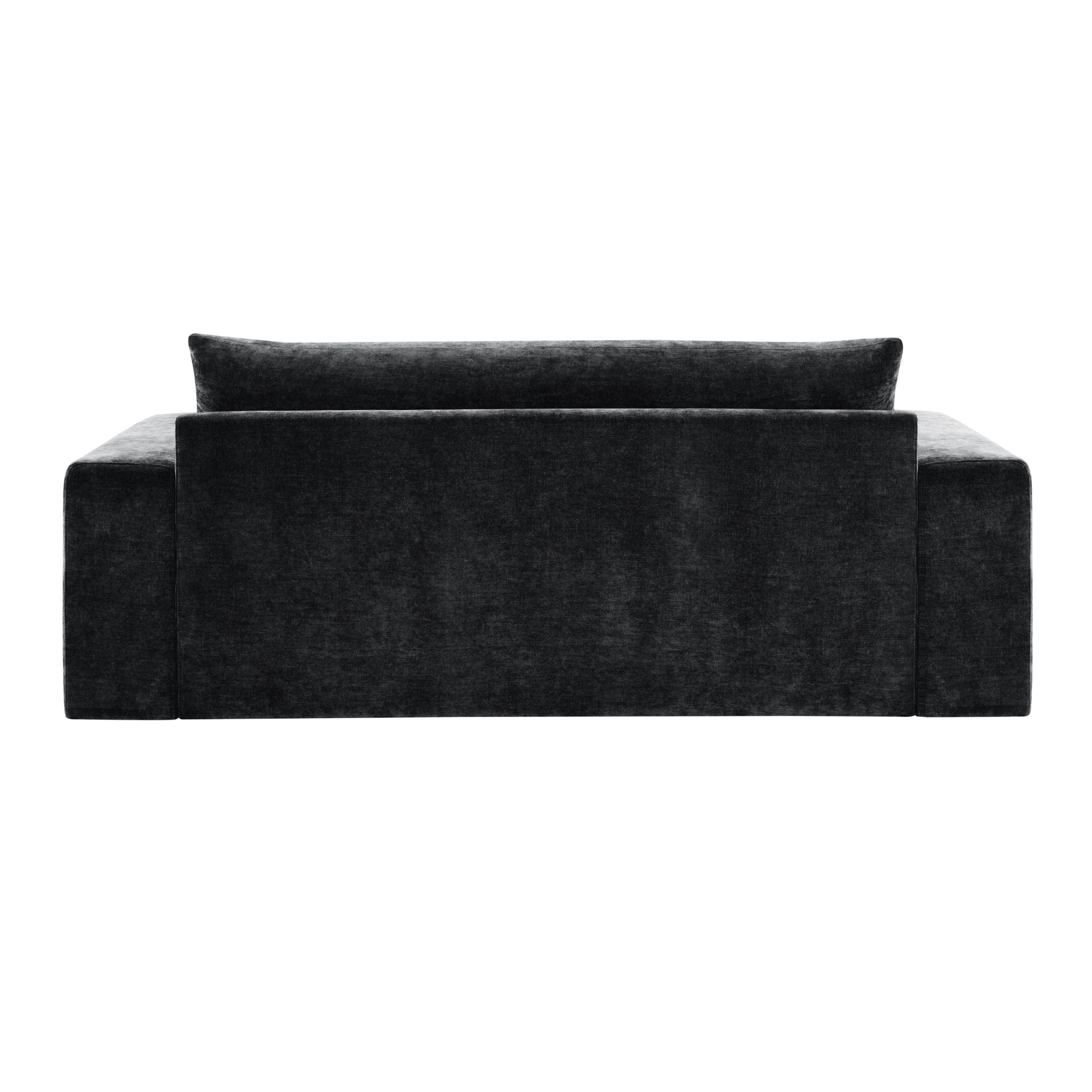 Upholstered 3 Seater Sofa With Wide Armrests