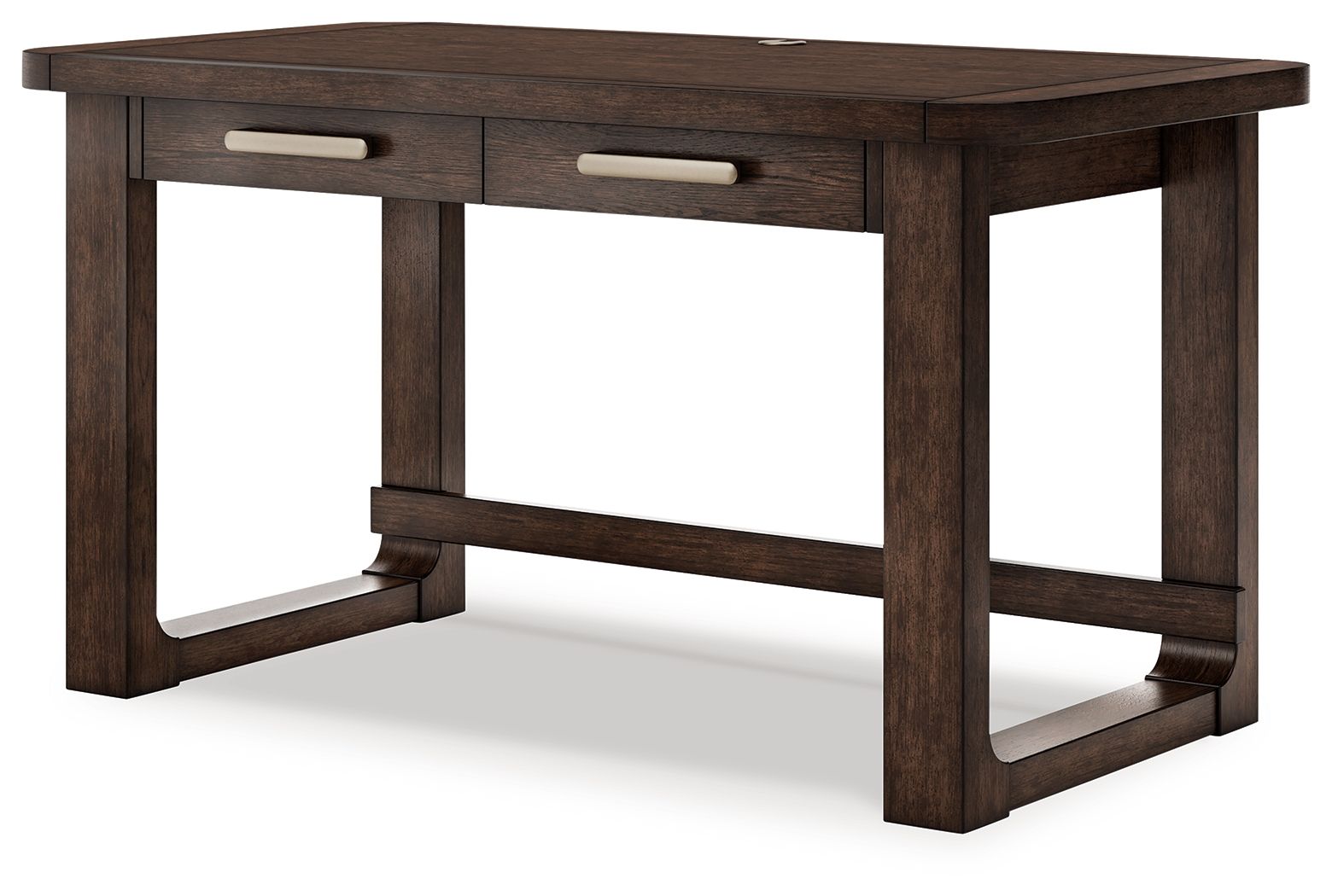 Breckington - Home Office Desk - Dark Brown