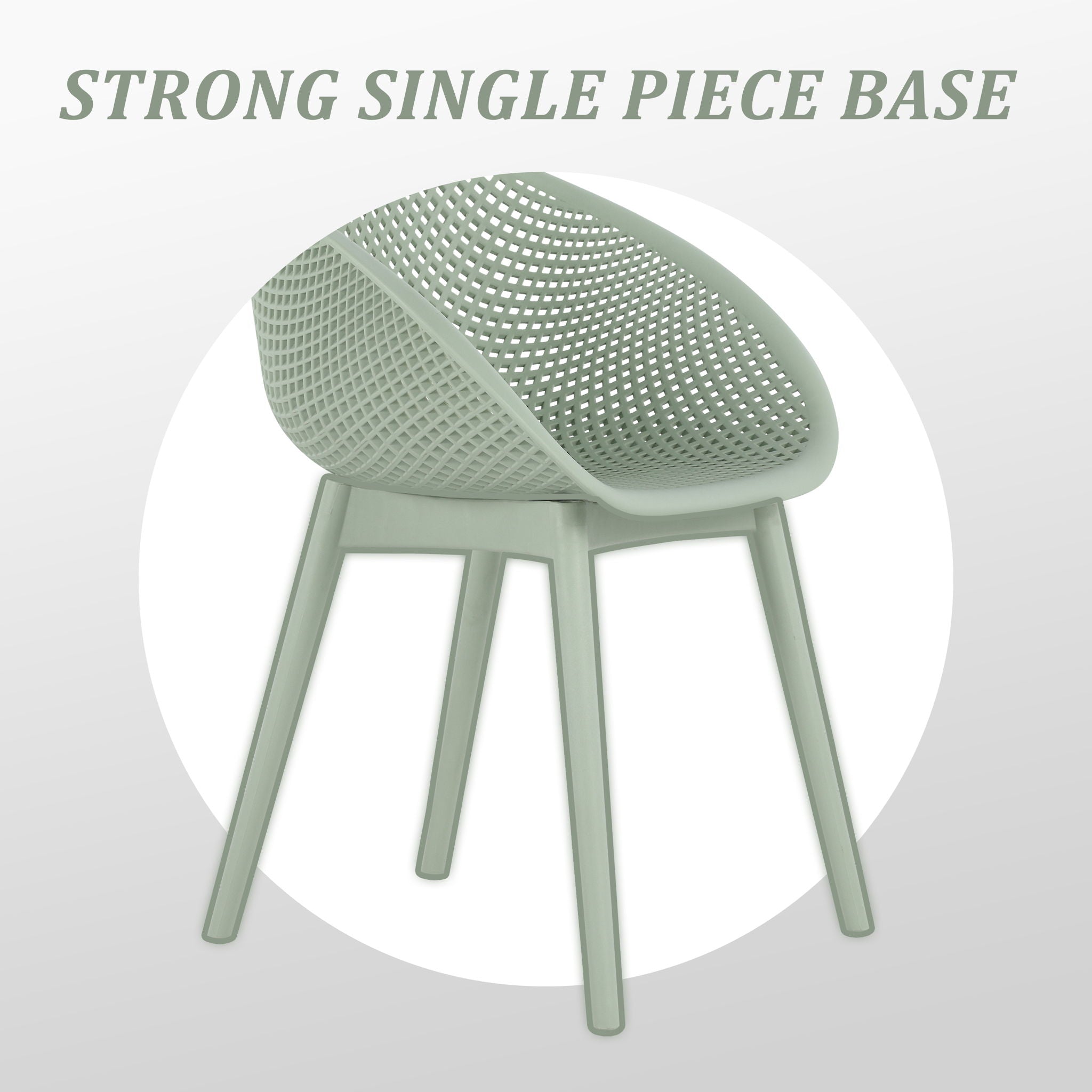 4 Pack Lounge Chair Set With Long Table