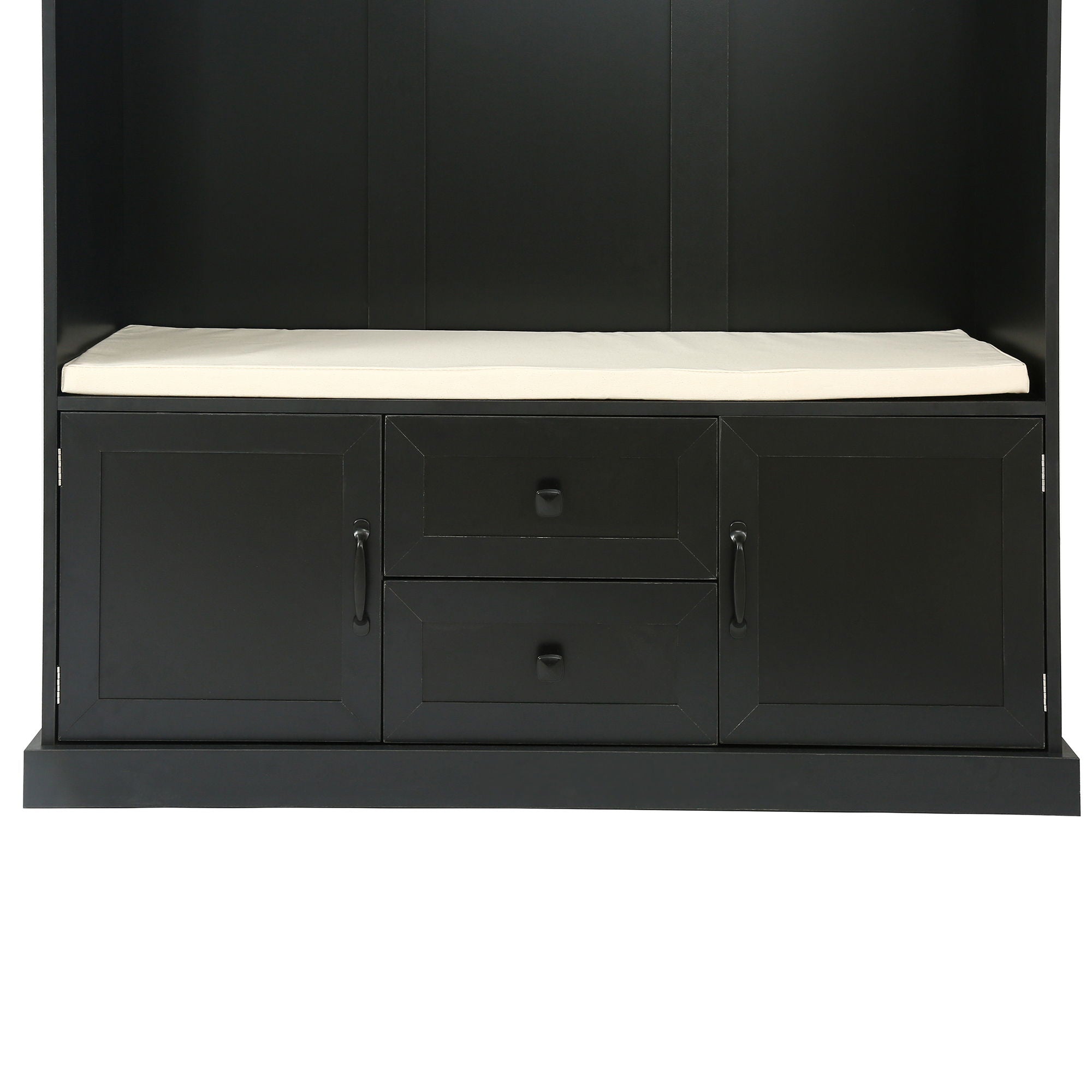 Hall Tree With 3 Hooks, Coat Hanger, Entryway Bench, Storage Bench, 3 In 1 Design