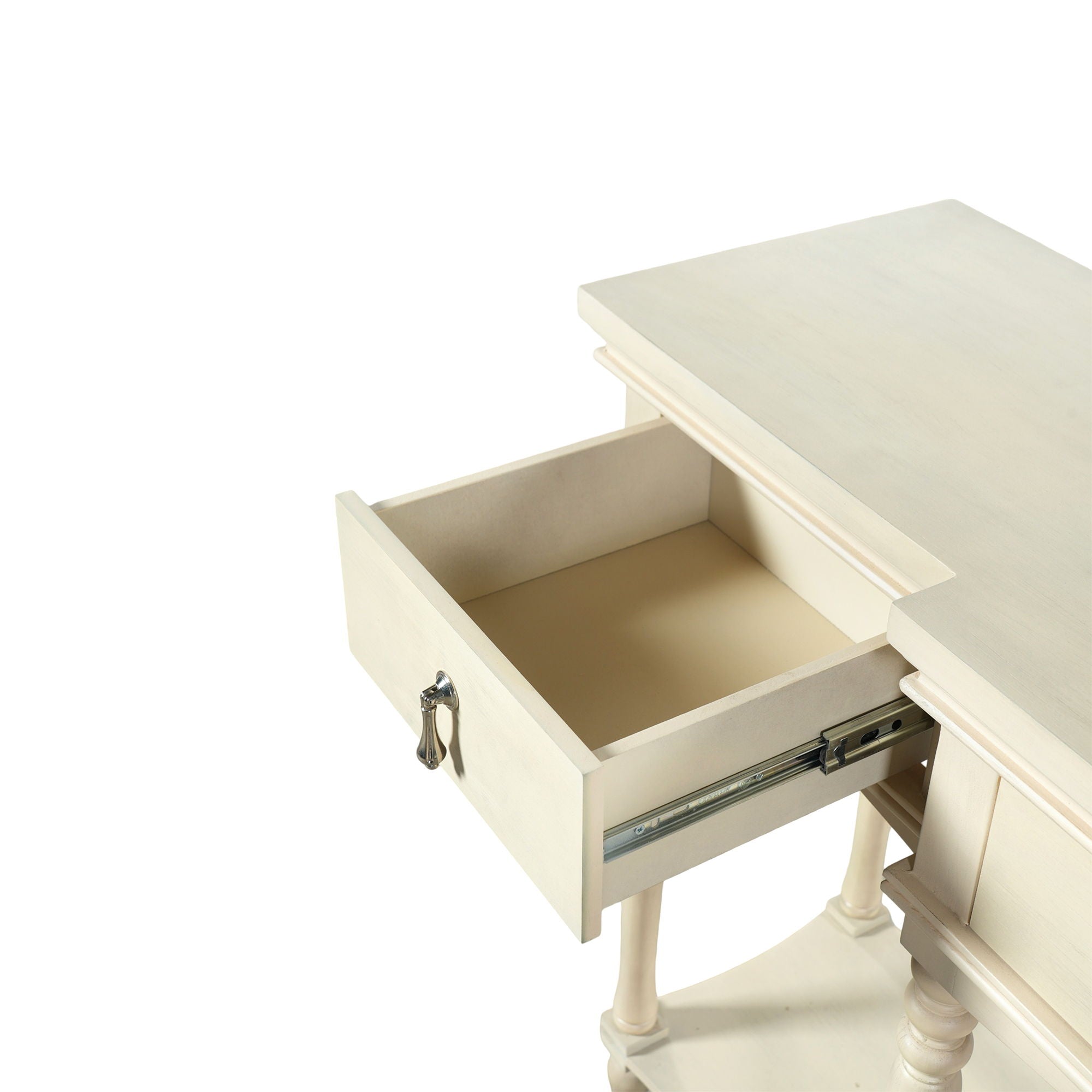Retro Console Table With 3 Soft Close Drawers