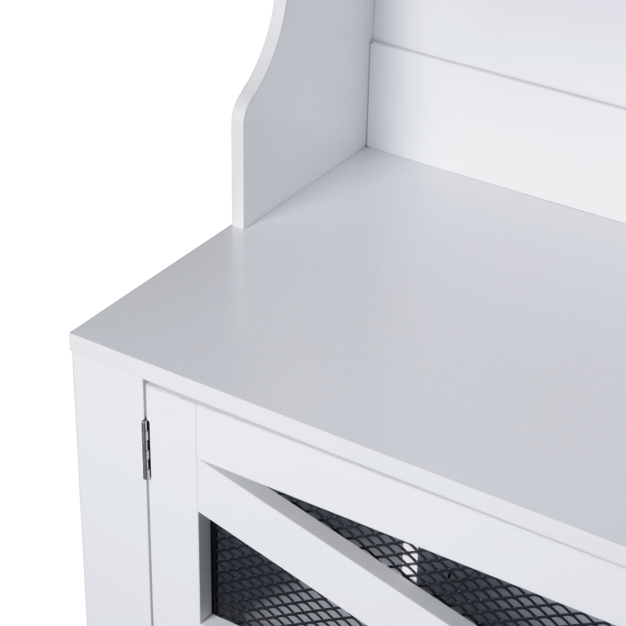 Entryway Bench With Coat Rack, 3 In 1 Design And Adjustable Shelves