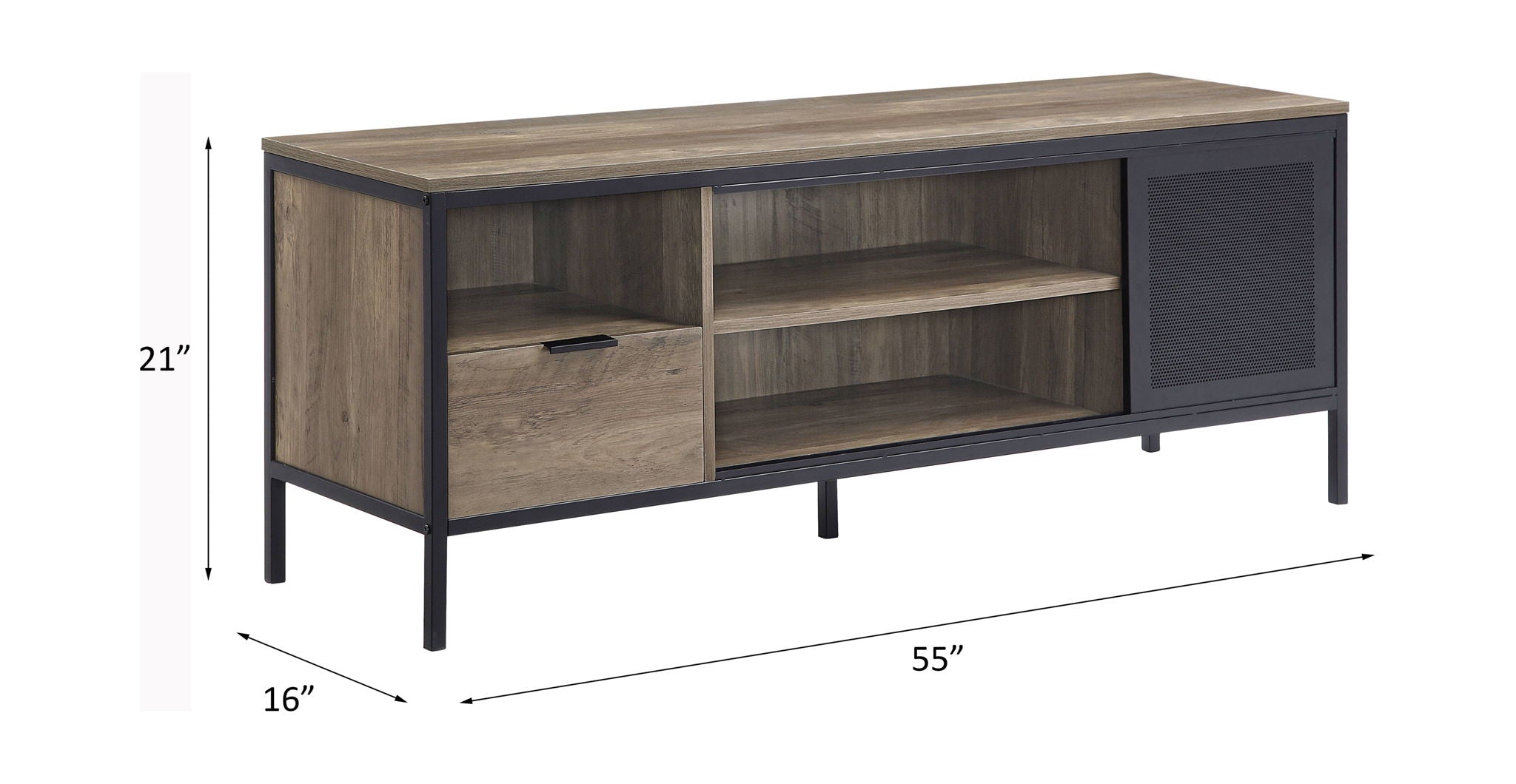 Nantan - Rustic TV Stand