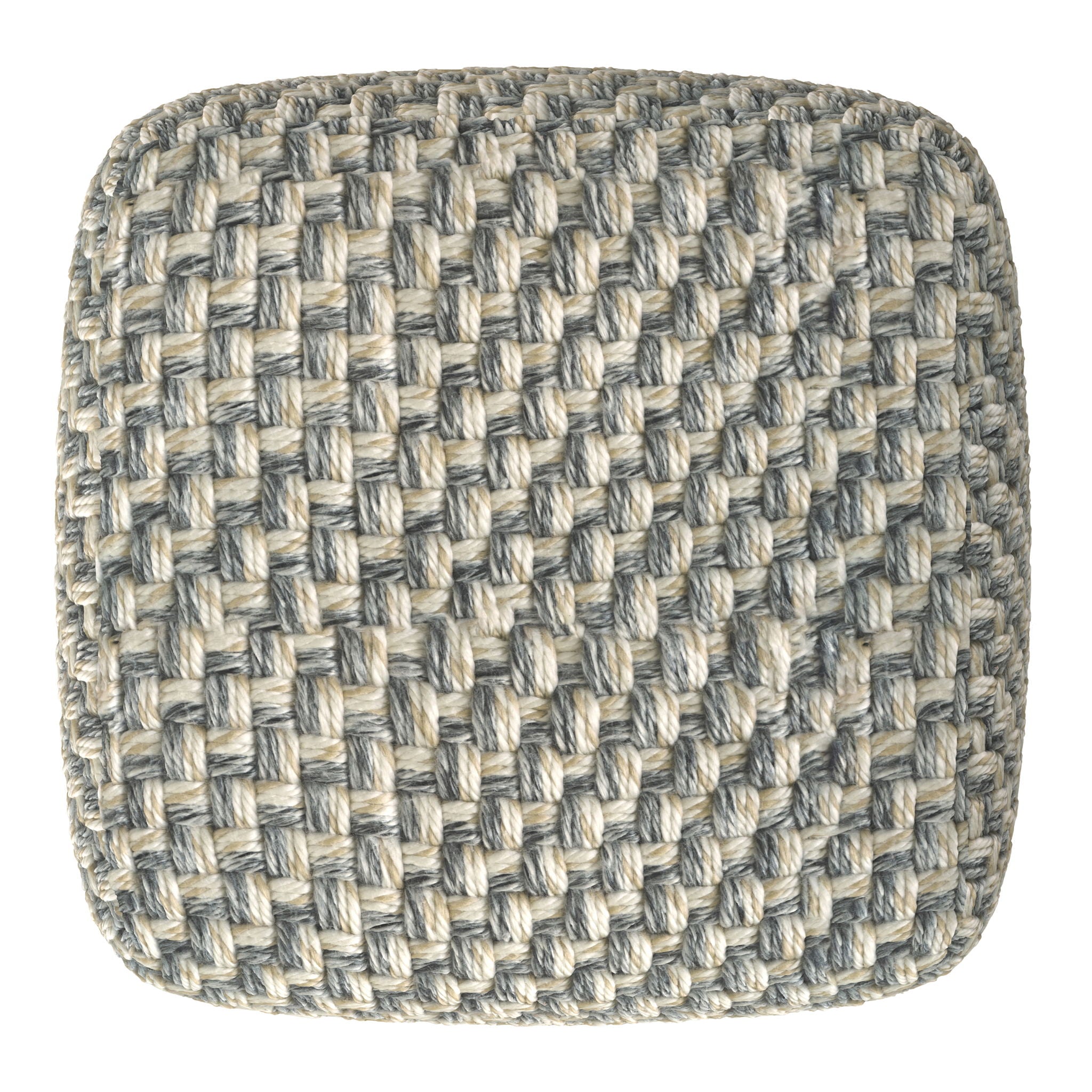 Beatrix - Square Pouf - Multicolor