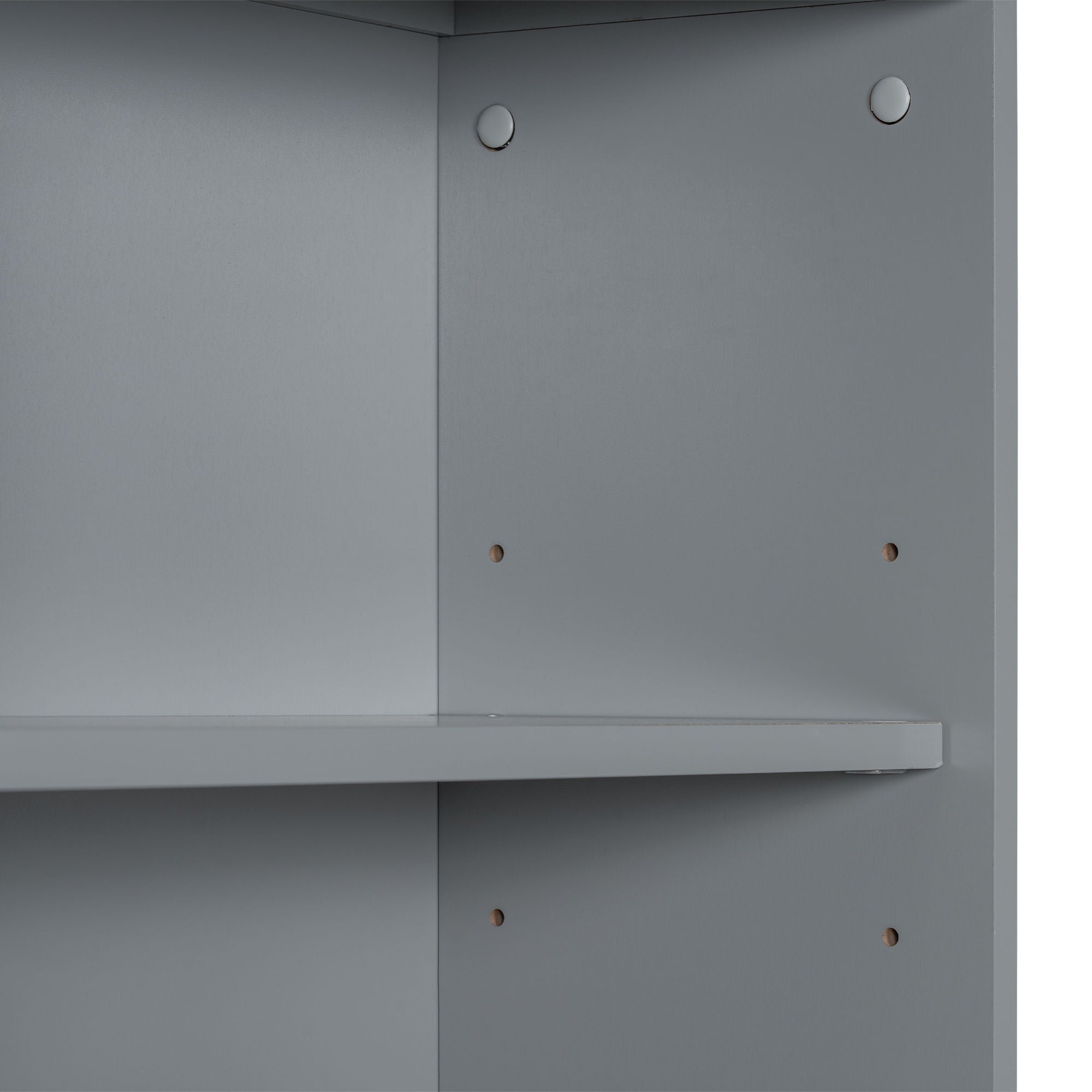 Tall Storage Cabinet With 3 Drawers And Adjustable Shelves For Bathroom