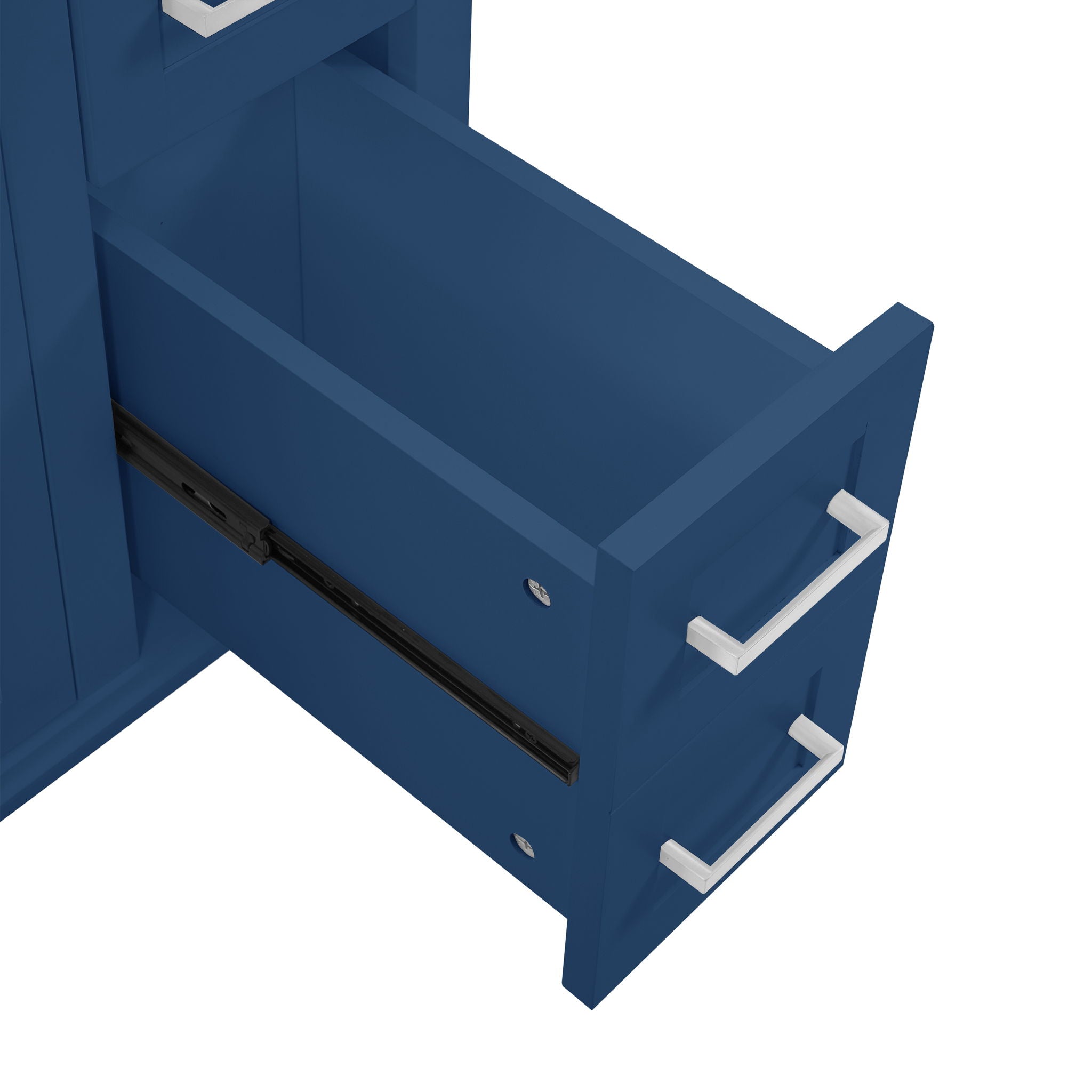 Modern Bathroom Vanity With Sink, Storage Cabinet, Soft Close Doors, Deep & Standard Drawers