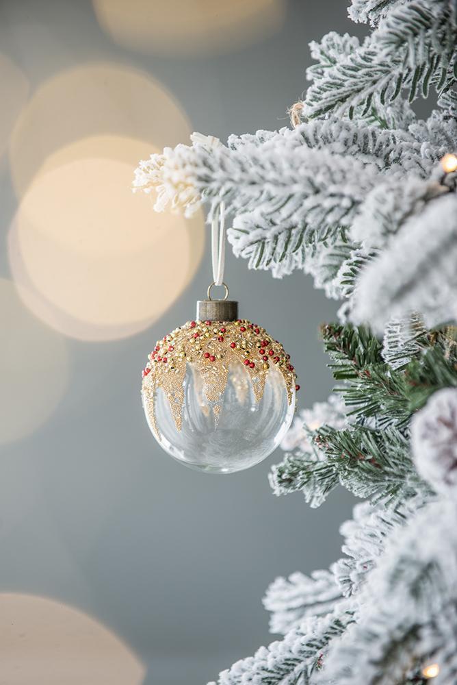Christmas Ball Ornaments, Decorative Hanging Ball Christmas Tree Ornaments For Holiday Party Decorations
