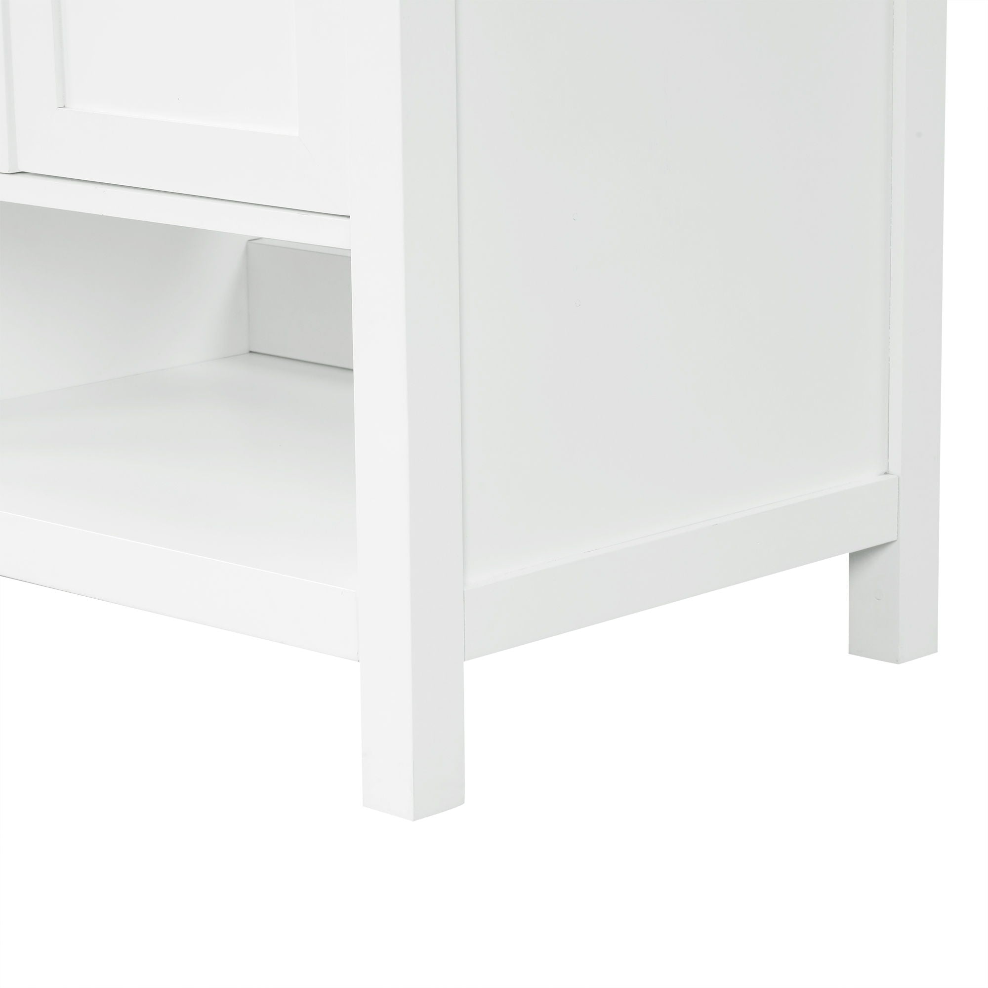 Modern Bathroom Vanity With Sink Top, 2 Doors And 2 Drawers