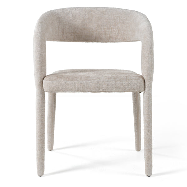 Modrest Faerron - Modern Light Grey Fabric Dining Chair