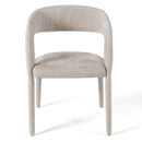 Modrest Faerron - Modern Light Grey Fabric Dining Chair