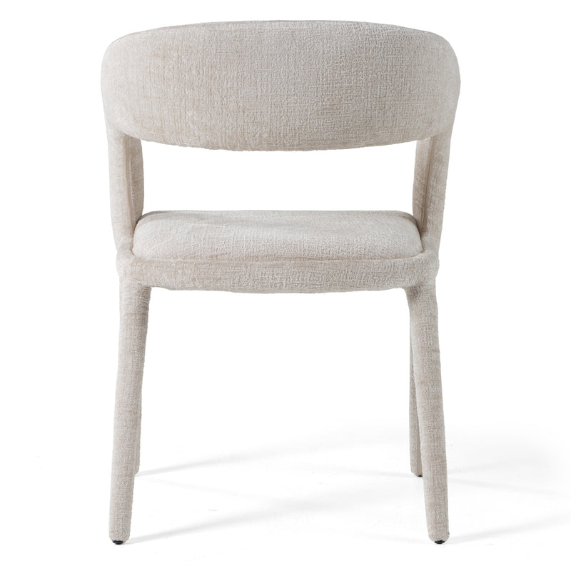 Modrest Faerron - Modern Light Grey Fabric Dining Chair