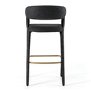 Modrest Faerron - Modern Black Leatherette Bar Chair