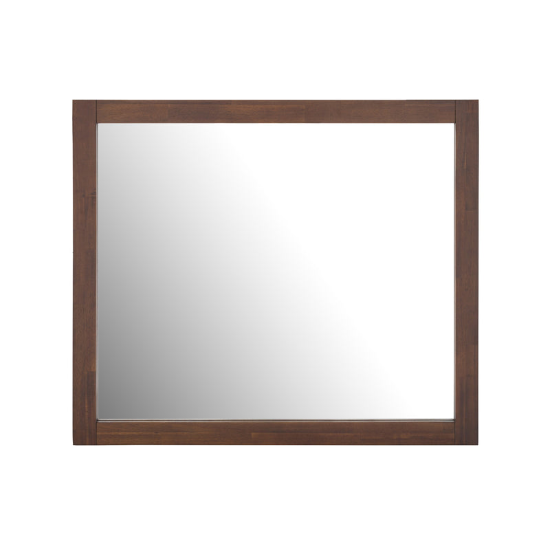 Nova Domus Fantasia - Contemporary Dark Walnut Mirror
