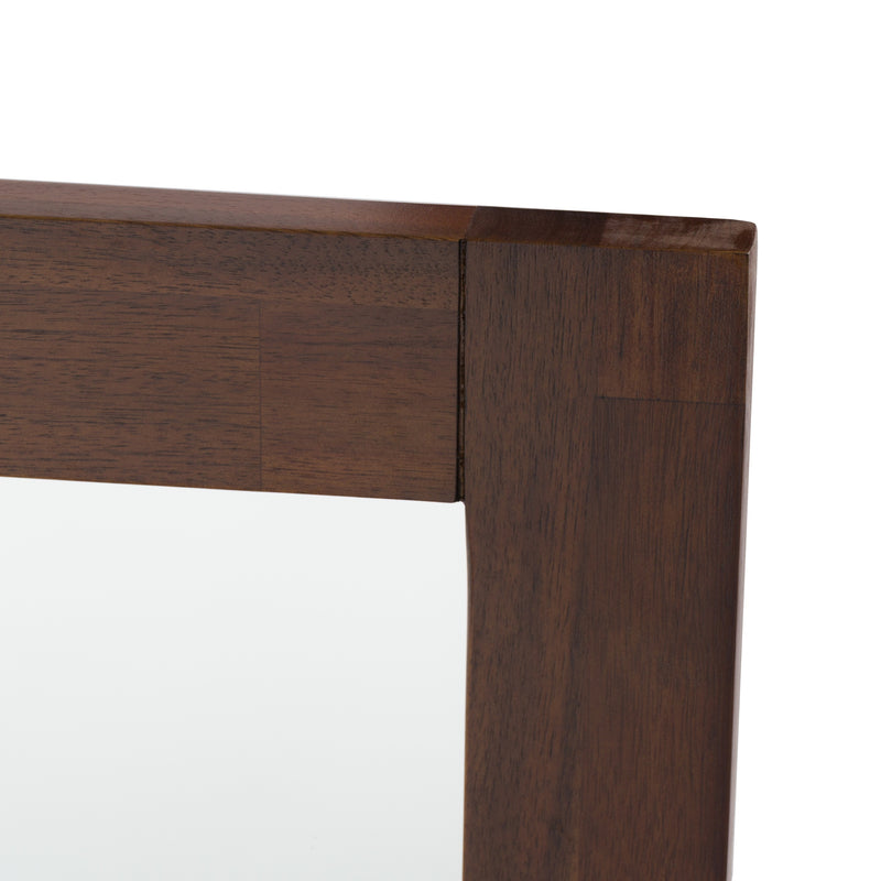 Nova Domus Fantasia - Contemporary Dark Walnut Mirror