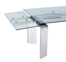 Modrest Viking - Modern Extendable Glass Dining Table