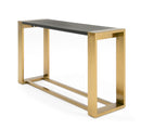 Modrest Fauna - Modern Wenge and Brass Console Table