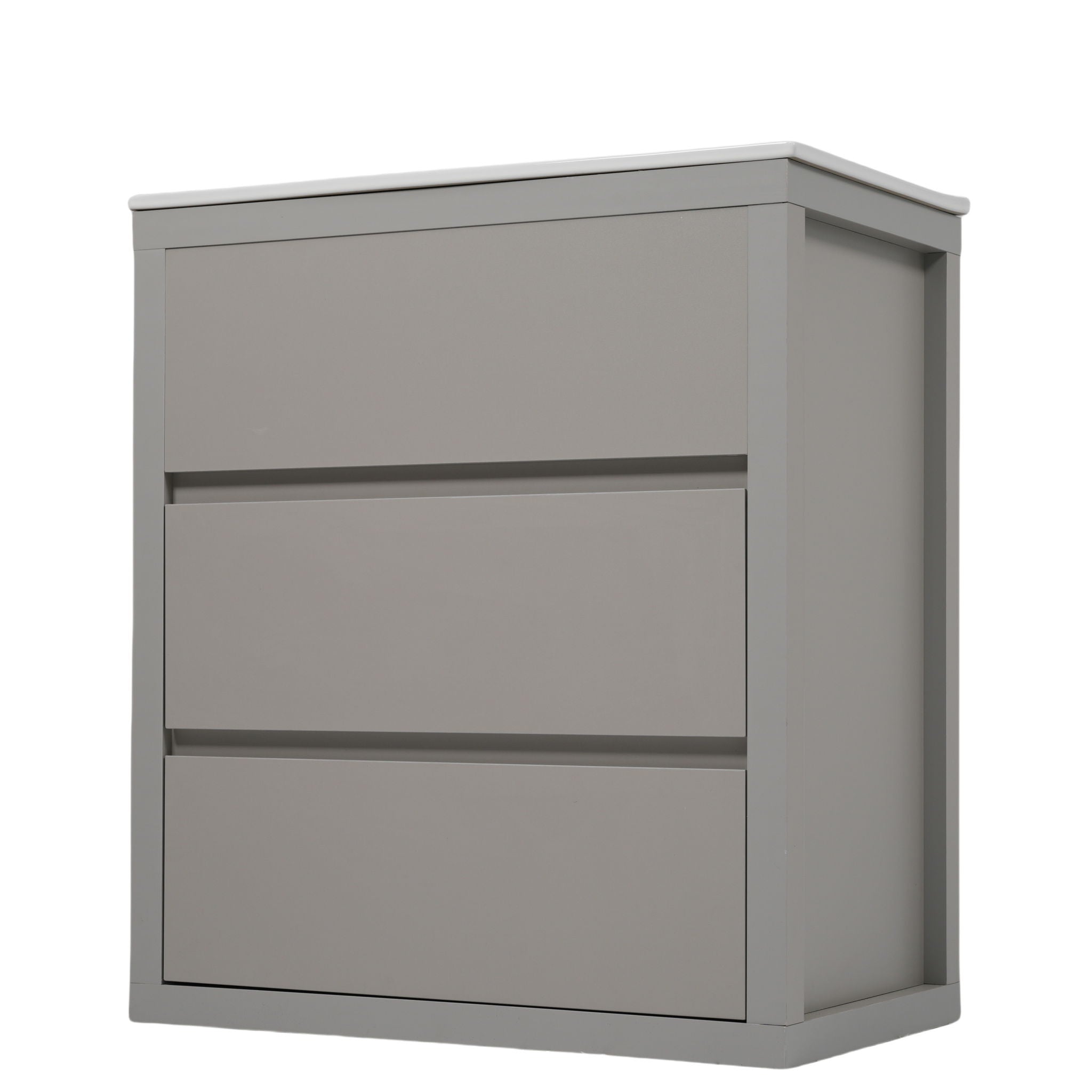 Double Sinks Bathroom Vanity Set With 2 Ceramic Basins