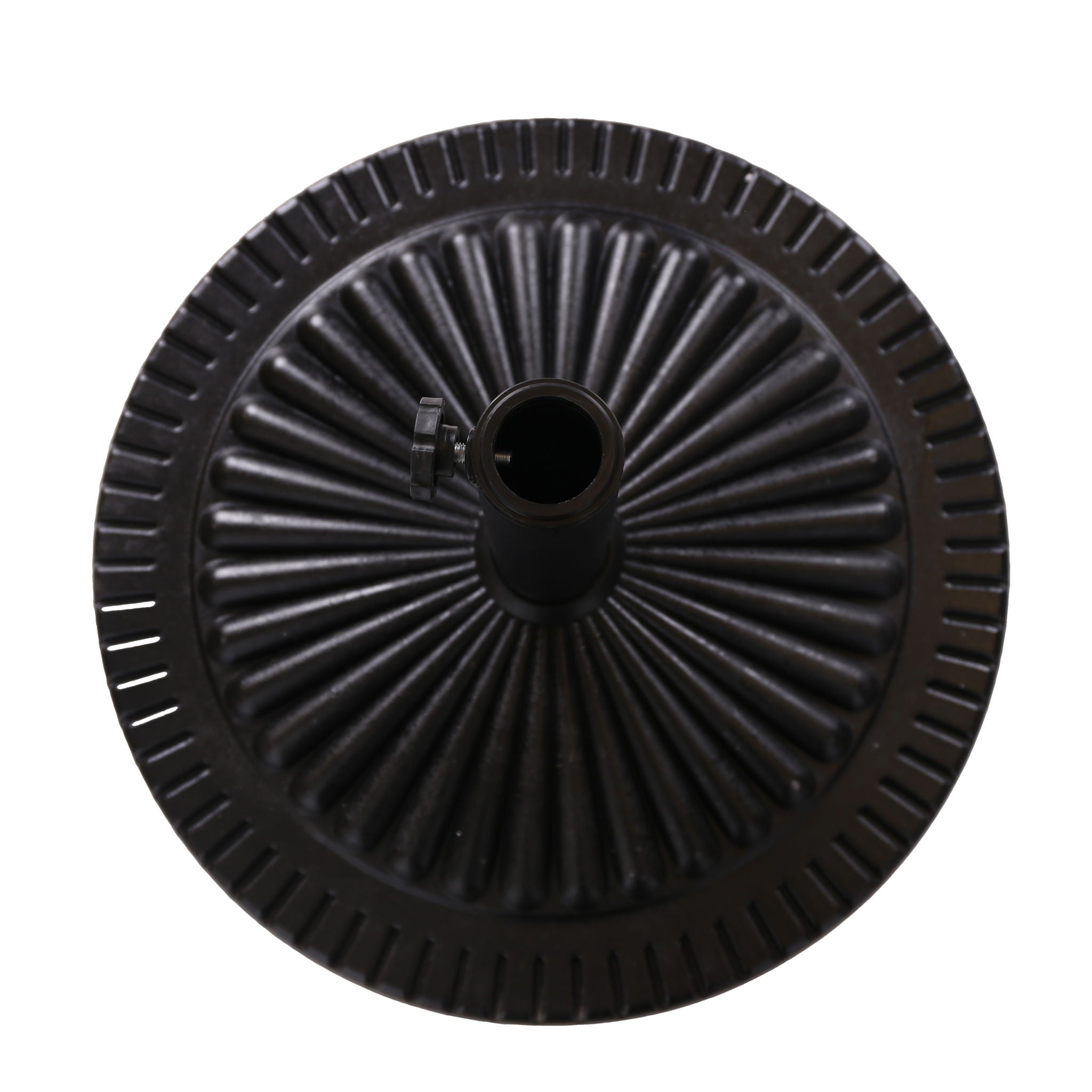 Resin Umbrella Base - Black Rock