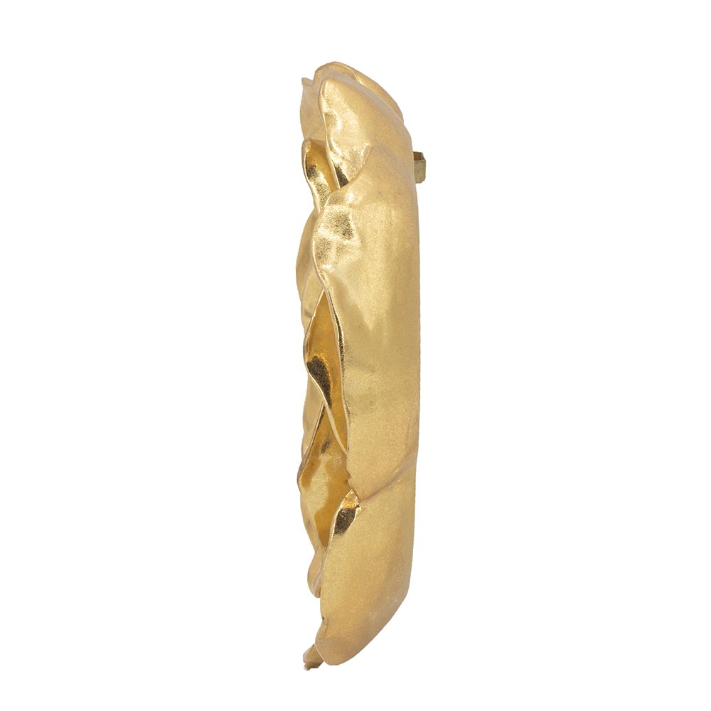 Rose Hanging Wall Accents (Set of 2) - Gold