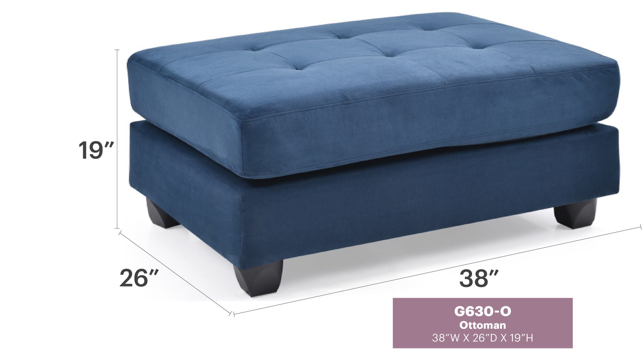 Chic Contemporary Ottoman