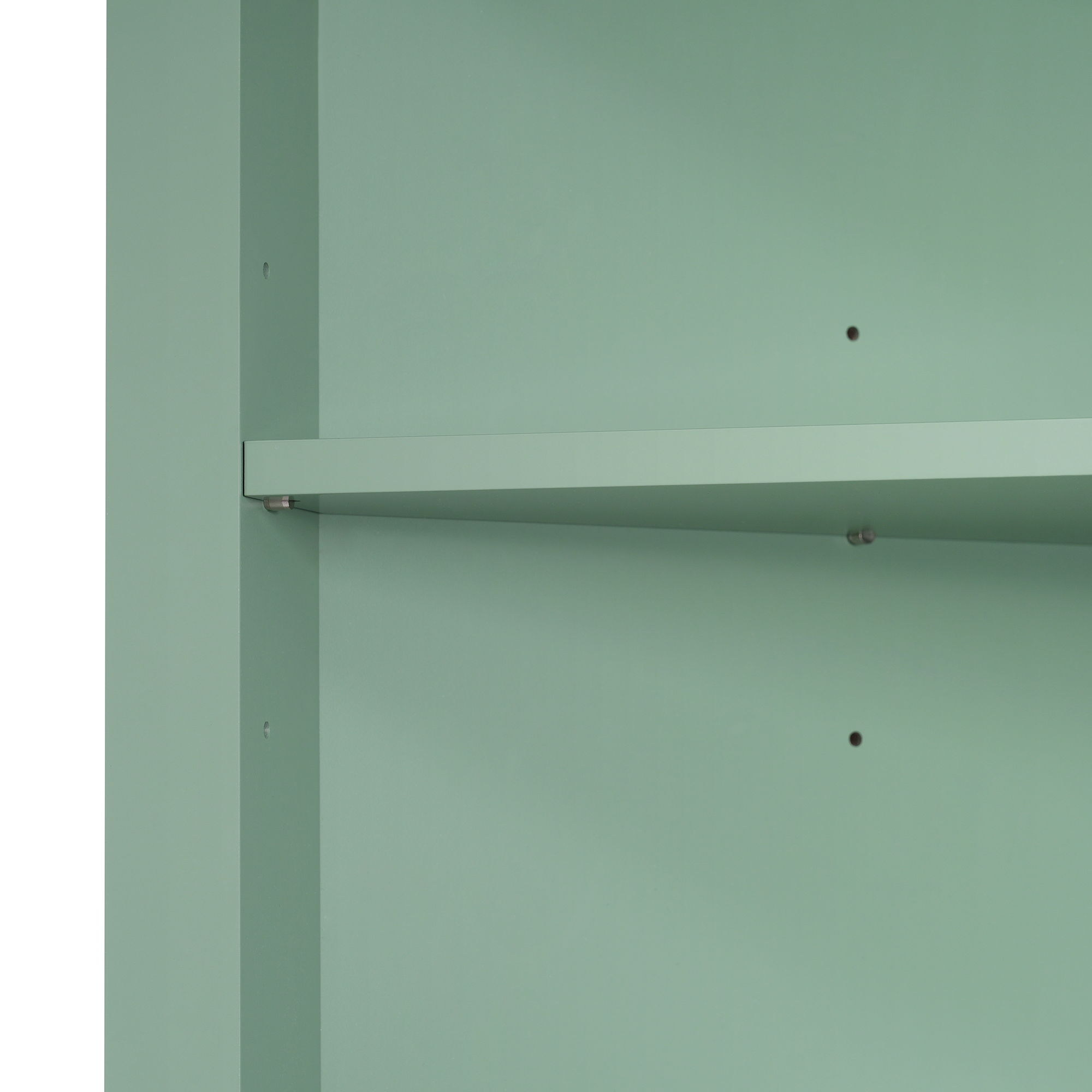 Tall Storage Cabinet With 3 Drawers And Adjustable Shelves For Bathroom