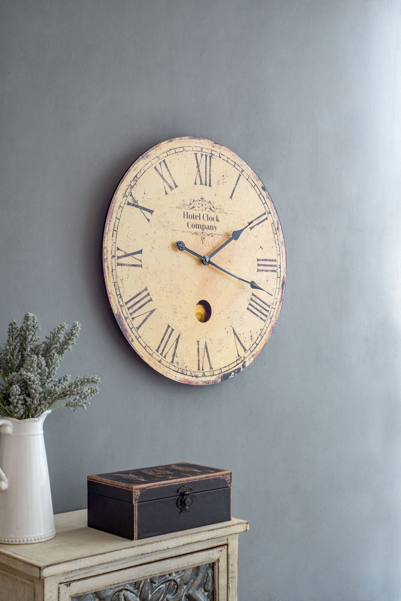 Wall Clock - Beige
