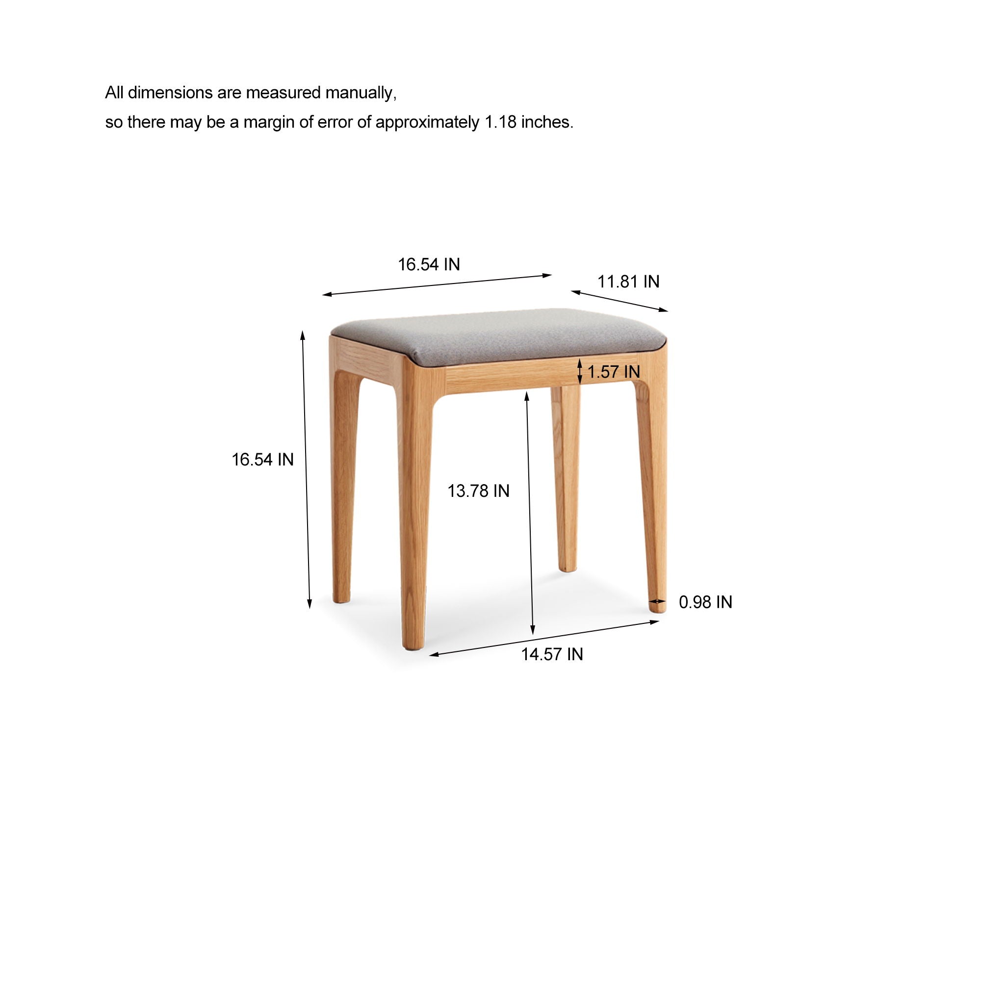 Compact Table Dresser, Accessories Storage Width Drawer - Natural