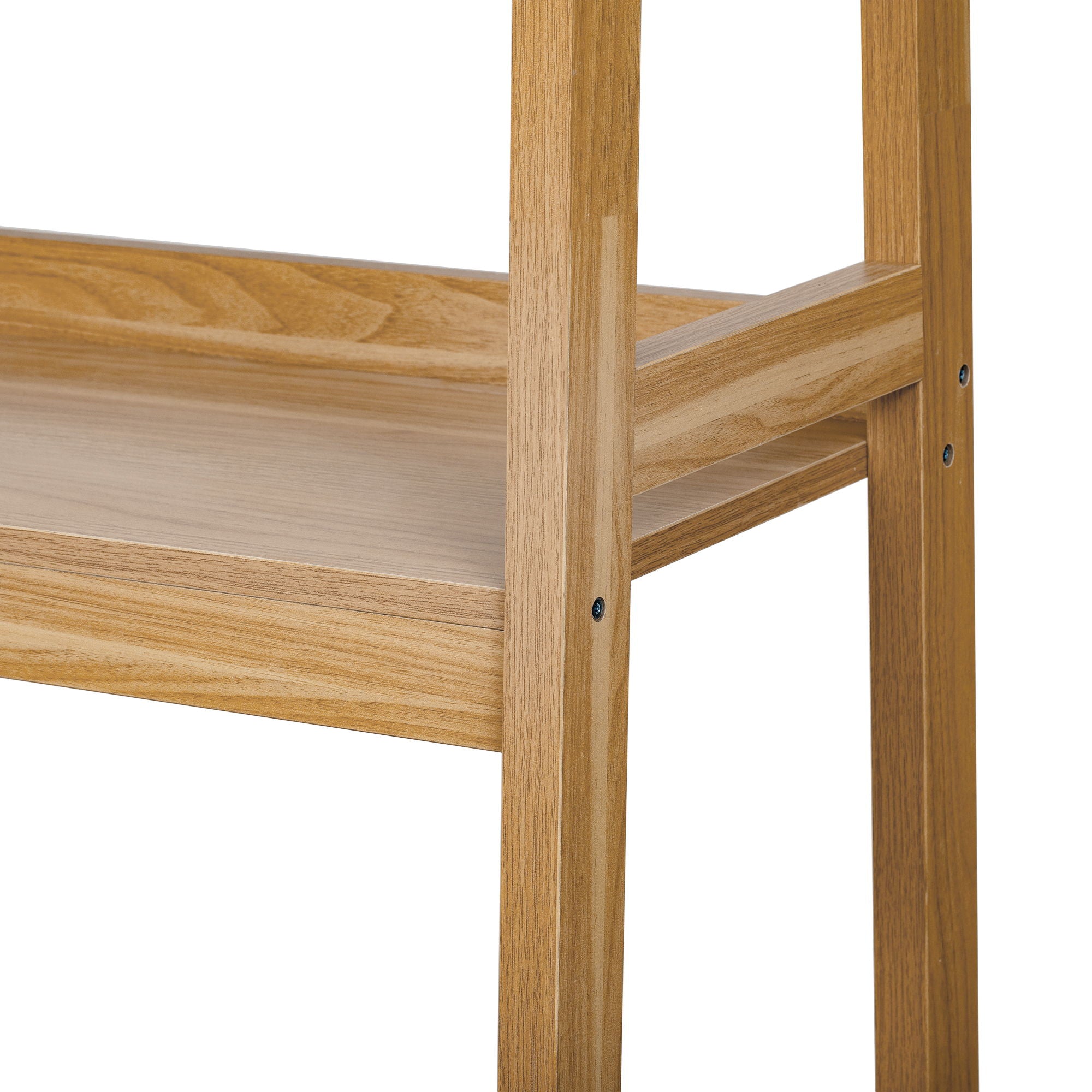 Modern Furniture Style 2 In 1 Pet Friendly Dog Crate Ladder Bookcase - Ancient Oak