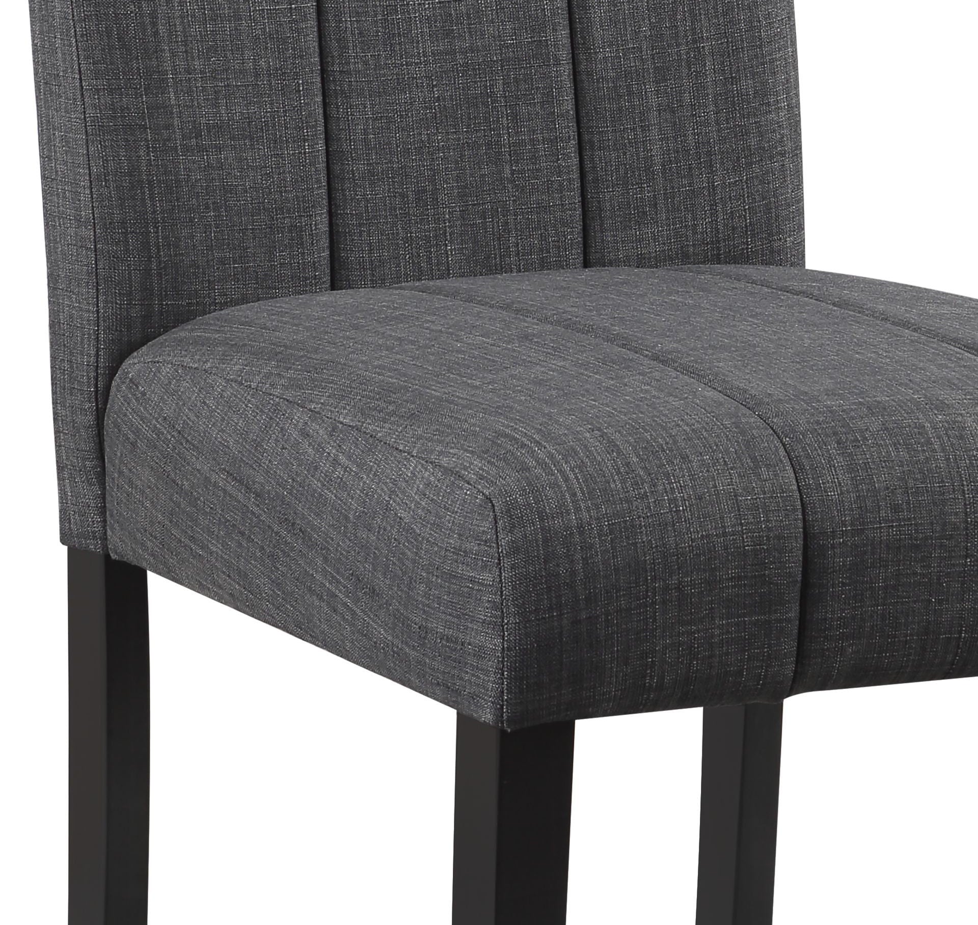 Kusa - 5 Piece Pack Dining Set With Engineering Stone Top - Black