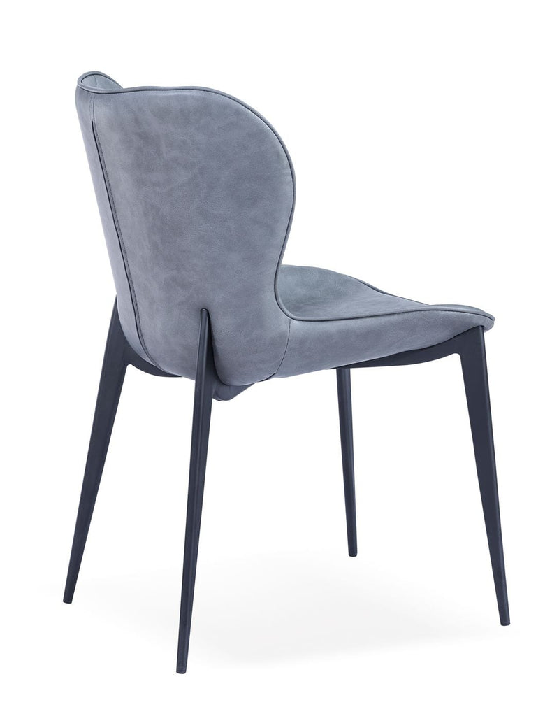 Modrest Felicia - Modern Grey & Black Dining Chair (Set of 2)